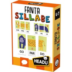 Headu - Fantasillabe Gioca Con Le Sillabe E Crea Animali Fantastici, Gioco Educativo - IT51548