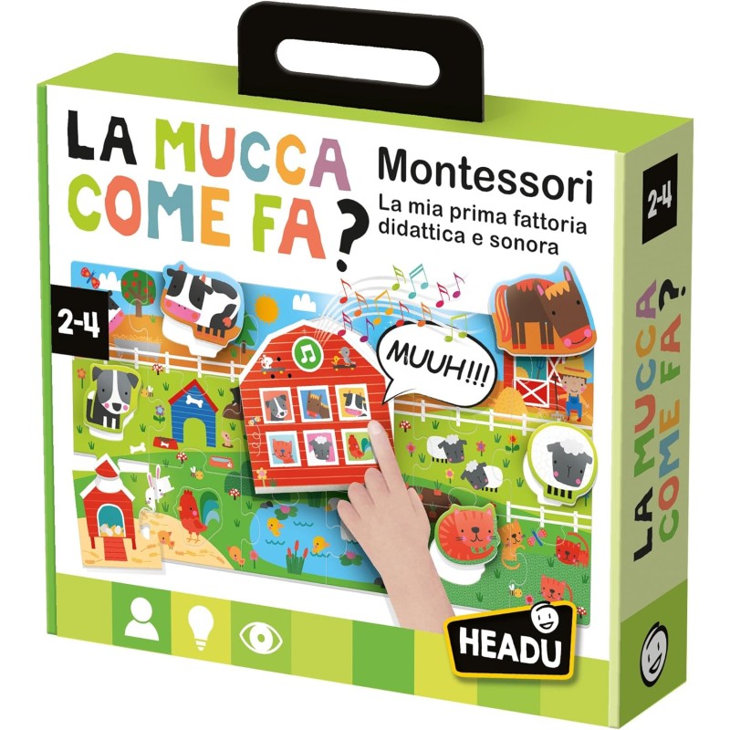 Headu La Mucca Come Fa Montessori La Mia Prima Fattoria Didattica E Sonora IT57175