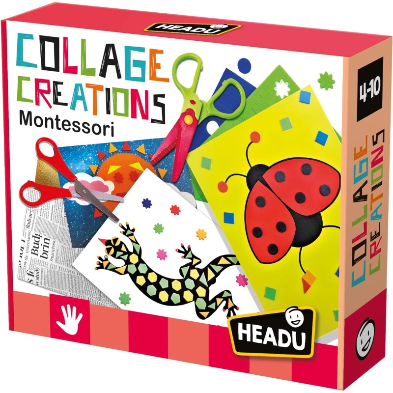 Headu Collage Creation Taglia Ritaglia E Crea Gioco Art & Craft MU24056