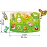 Hape Puzzle della fattoria in legno E1408
