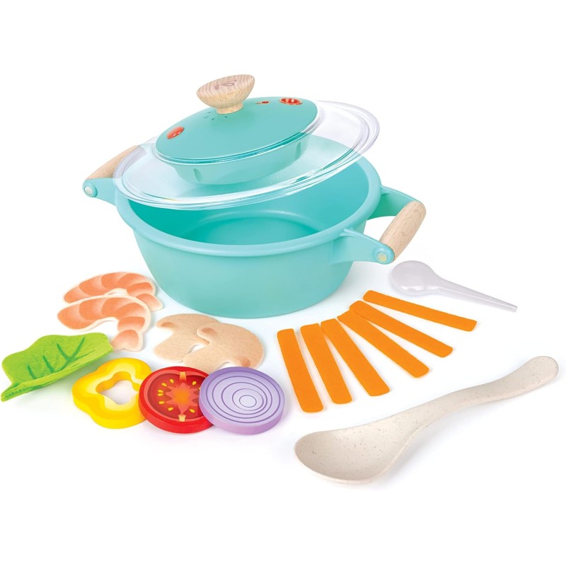 Hape Piccolo chef - Set cottura a vapore, accessori da cucina