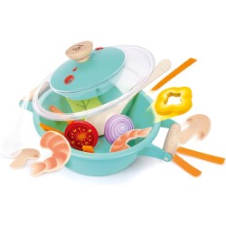 Hape Piccolo chef - Set cottura a vapore, accessori da cucina