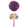 POM POMS LILLA Ø 40CM CON PENDENTE BUON COMPLEANNO ROSA, CS-6985