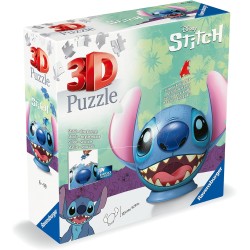 Ravensburger - 3D Puzzle Stitch con le Orecchie, 72 pezzi, 6+ anni
