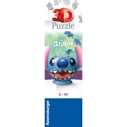 Ravensburger - 3D Puzzle Stitch con le Orecchie, 72 pezzi, 6+ anni