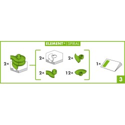 Ravensburger Gravitrax Spiral, Gioco Innovativo Ed Educativo Stem, 8+ Anni, Accessorio 22424.1