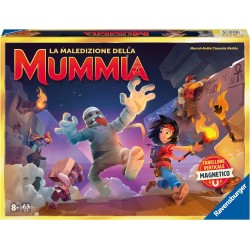 Ravensburger – La maledizione della mummia, Gioco Da Tavolo, gioco in scatola per tutta la famiglia, Da 2 a 5 Giocatori, 8+ Anni