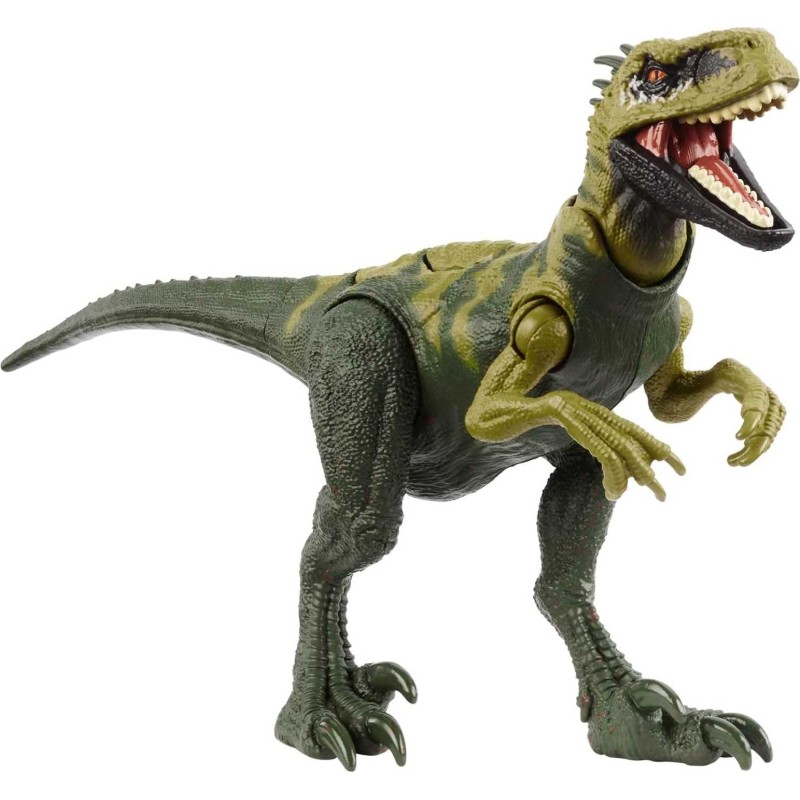 Mattel - Jurassic World Strike Attack Atrociraptor Action Figure - HLN69