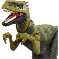 Mattel - Jurassic World Strike Attack Atrociraptor Action Figure - HLN69