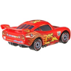 Mattel - Cars 3 - Lightning McQueen con Ruote da Corsa Macchina Giocattolo in Scala 1:55 - FLM20