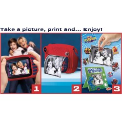 Lisciani macchina fotografica e stampante Spider-Man Print Cam, 104024