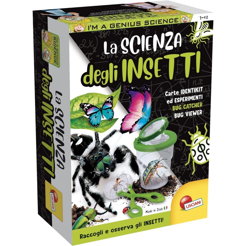 Lisciani Giochi I m a Genius Pocket la Scienza degli Insetti, 101245