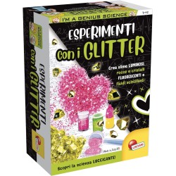 Lisciani Giochi I m a Genius Scienza Pocket Esperimenti con i Glitter, 100194