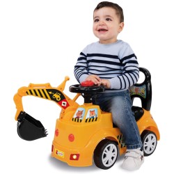 Lisciani Giochi - Carotina Ride on Baby Bulldozer - 102242