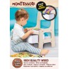 Lisciani - Montessori Wood Toy box chair sedia in legno 102310