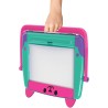 GABBY S DOLLHOUSE Lavagnetta 4 in 1 ha 2 facce, include gessetti, pastelli, 4 poster da colorare