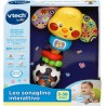 VTech Leo Sonaglino Interattivo, Sonaglio con Attivazione a Pulsante Luminoso, con 15 Melodie e 35 Frasi, Lingua Italiana VT1847