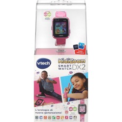 VTech Kidizoom Smartwatch DX2 Rosa, Orologio Interattivo Schermo Touch a Colori VT193846
