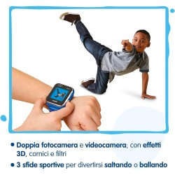 VTech Kidizoom Smartwatch DX2 Blu, Orologio Interattivo, Schermo Touch a Colori VT193876