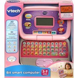 VTech Bit Smart Computer Rosa, Computer con Mouse ed Effetti Luminosi VT196369