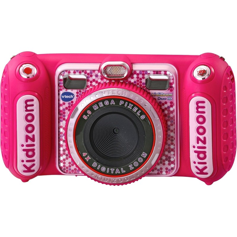 VTech Kidizoom Duo DX Rosa, Macchina Fotografica per Bambini con +75 Filtri VT520058