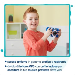 VTech Kidizoom Duo DX Rosa, Macchina Fotografica per Bambini con +75 Filtri VT520058