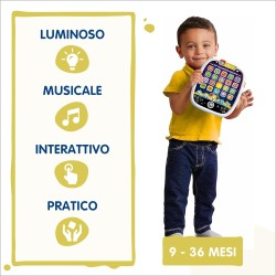 VTech Il Mio Super Tablet, Tablet per Bambini con 25 Icone Interattive ed Effetti Luminosi VT602907