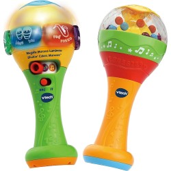 VTech Le Magiche Maracas Luminose, Strumento interattivo Bilingue per Bambini VT607547