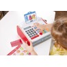 Hape Accessori per Gioco Negozi Cassa supermercato con luci, Suoni e calcolatrice Solare, Multicolore, Medium, E3184
