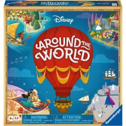 Ravensburger – Disney Around The World, Gioco Da Tavolo, Da 2 A 4 Giocatori, 4+ Anni