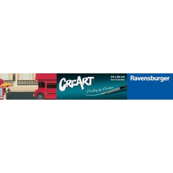 Ravensburger - CreArt City: Londra, Kit per Dipingere con i Numeri, Contiene Tavola Prestampata 24x30 cm, Pennello, Colori e Acc