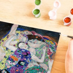 Ravensburger - CreArt ART COLLECTION Klimt: La vergine, Kit per Dipingere con i Numeri, Contiene Tavola Prestampata 30 x 40 cm, 