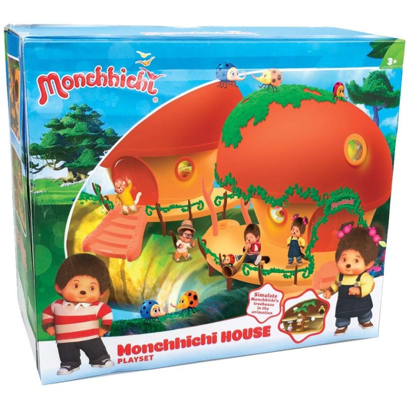 Rocco Giocattoli 81520 - Monchhichi - Playset Casa Deluxe