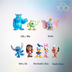 Disney 100 - Confezione Dynamic Duos, giocattolo da collezione con personaggi Disney, include 8 figure diverse, licenza ufficial