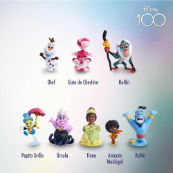 Disney 100 - Confezione Magical Moments, giocattolo da collezione con personaggi Disney, include 8 figure diverse, licenza uffic