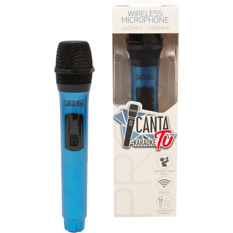 Canta Tu Karaoke Microfono Wireless Pro 2023, Microfono Karaoke Senza Fili, Compatibile con Canta Tu PRO 2023, Ideale per Duetti