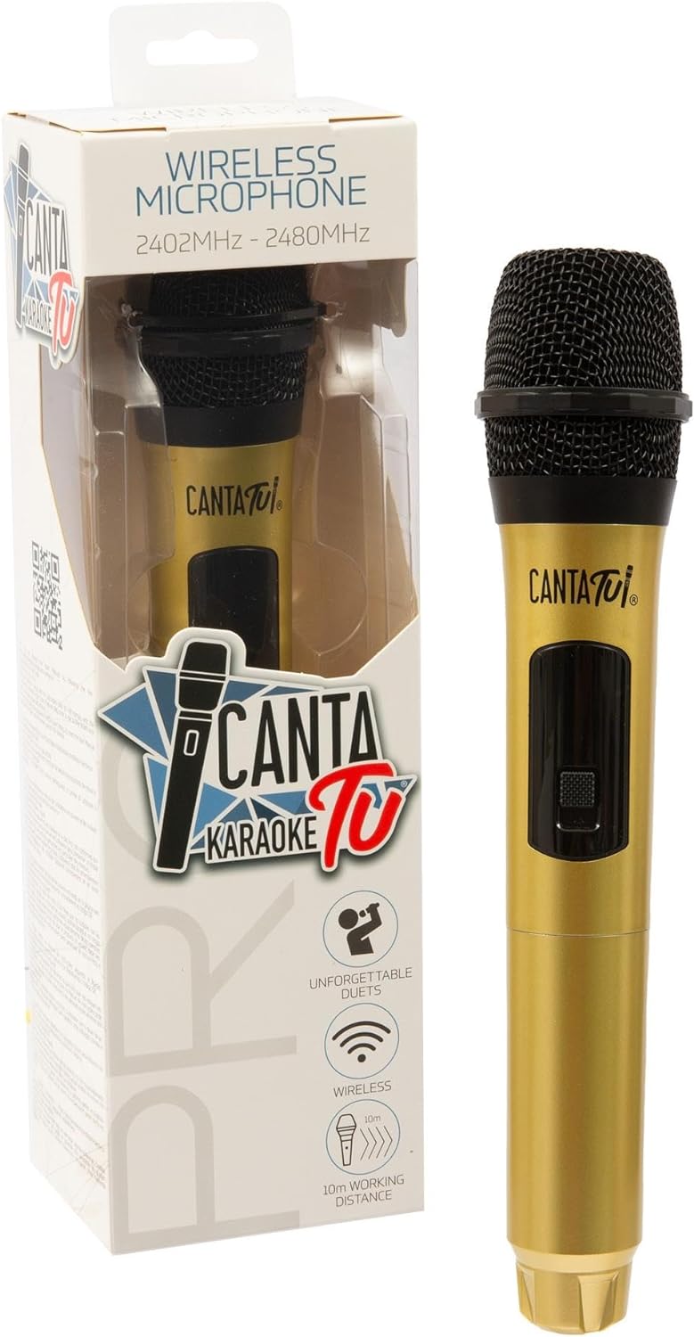 Canta Tu Karaoke Professionale 2023 Completo con Microfono Wireless Blu