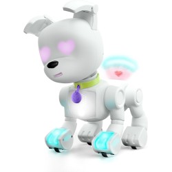 Giochi Preziosi Dog-E, Cane Robot Interattivo Giocattolo con App di Profilo Personalizzabile e Funzioni di Addestramento MTD0000