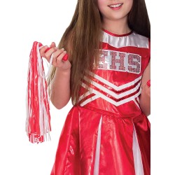 RUBIES Costume Cheerleader High School Musical per Bambina, Comprende Vestito e Pon Pon, 301086-L