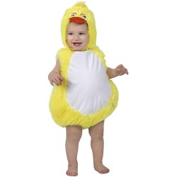 Rubie s - Costume Punky Ducky Il Papero bambino (701661-I) 12-14 mesi, giallo