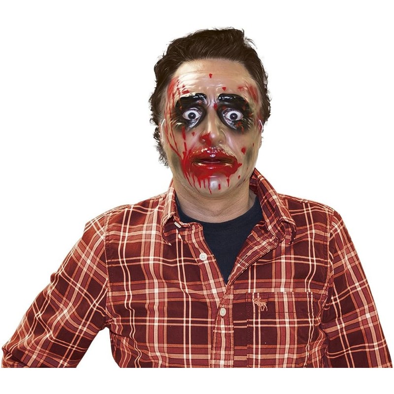 Rubies - Maschera Trasparente Halloween Uomo Zombie Taglia Unica