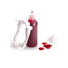 Carnival Toys - Sangue Finto In Bottiglia con Dentiera Vampiro Ml. 28 Ca., 07063