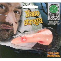 Carnival Toys - Naso Strega Appuntito con Elastico, in blister, 06612