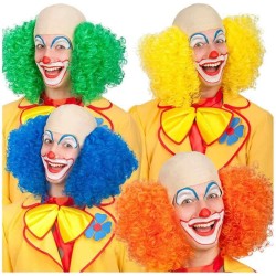 Carnival Toys - Calotta Clown in lattice, colori assortiti, in busta, 05170