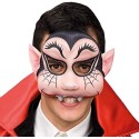 Carnival Toys - Maschera Mezzo Viso Vampiro in Tessuto per Bimbo, 00803