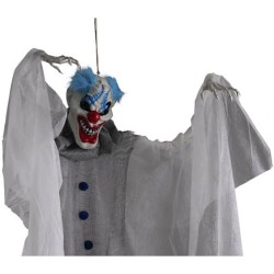Carnival Toys - Clown Horror con Capelli Azzurri d Appendere h. cm. 180 ca., 09621