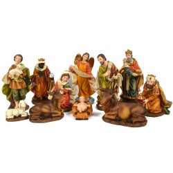 BOX 11pz NATIVITA PRESEPE 9cm