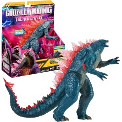 Giochi Preziosi - MonsterVerse - Godzilla x Kong, statuetta snodata da 18 cm, con suoni e movimento della mascella, modello casu