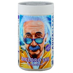 Aquaclear - Cloro granulare 56% dicloro per clorazione schok o mantenimento 1kg