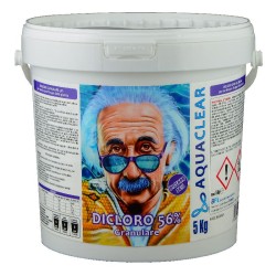 Aquaclear - Cloro granulare 56% dicloro per clorazione schok o mantenimento 5kg